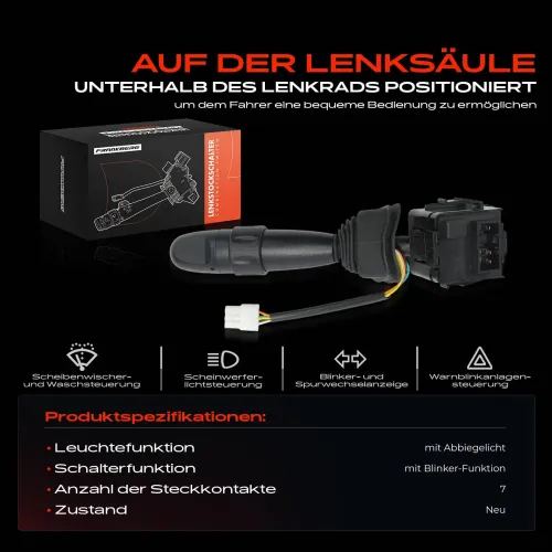 Lenkstockschalter Frankberg 5481FB0043782 Bild Lenkstockschalter Frankberg 5481FB0043782