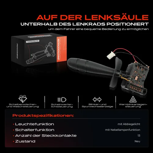 Lenkstockschalter Frankberg 5481FB0043788 Bild Lenkstockschalter Frankberg 5481FB0043788