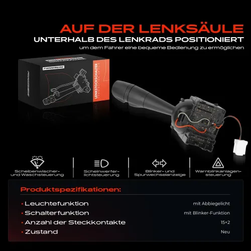 Lenkstockschalter Frankberg 5481FB0043794 Bild Lenkstockschalter Frankberg 5481FB0043794