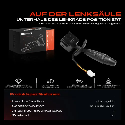 Lenkstockschalter Frankberg 5481FB0043805 Bild Lenkstockschalter Frankberg 5481FB0043805