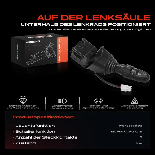 Lenkstockschalter Frankberg 5481FB0043807 Bild Lenkstockschalter Frankberg 5481FB0043807