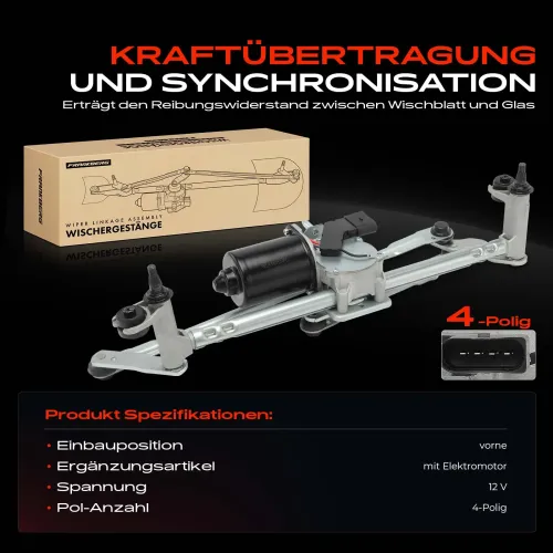 Wischergestänge 12 V vorne Frankberg 5481FB0043824 Bild Wischergestänge 12 V vorne Frankberg 5481FB0043824