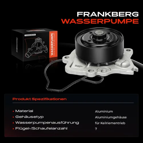 Wasserpumpe, Motorkühlung Frankberg 5481FB0043861 Bild Wasserpumpe, Motorkühlung Frankberg 5481FB0043861