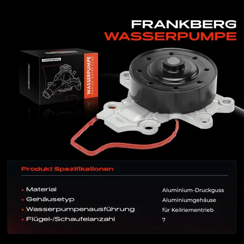 Wasserpumpe, Motorkühlung Frankberg 5481FB0043862 Bild Wasserpumpe, Motorkühlung Frankberg 5481FB0043862