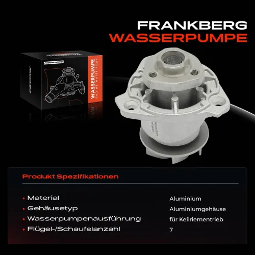 Wasserpumpe, Motorkühlung Frankberg 5481FB0043863 Bild Wasserpumpe, Motorkühlung Frankberg 5481FB0043863