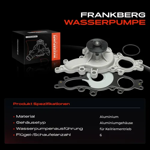 Wasserpumpe, Motorkühlung Frankberg 5481FB0043865 Bild Wasserpumpe, Motorkühlung Frankberg 5481FB0043865