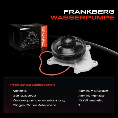 Wasserpumpe, Motorkühlung Frankberg 5481FB0043866 Bild Wasserpumpe, Motorkühlung Frankberg 5481FB0043866