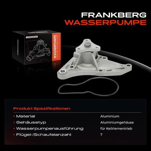 Wasserpumpe, Motorkühlung Frankberg 5481FB0043871 Bild Wasserpumpe, Motorkühlung Frankberg 5481FB0043871