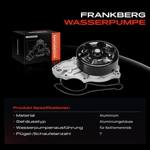 Wasserpumpe, Motorkühlung Frankberg 5481FB0043875 Bild Wasserpumpe, Motorkühlung Frankberg 5481FB0043875