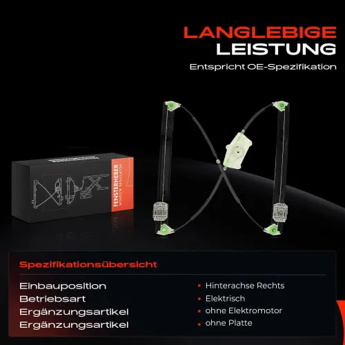 Fensterheber hinten rechts Frankberg 5481FB0043890 Bild Fensterheber hinten rechts Frankberg 5481FB0043890