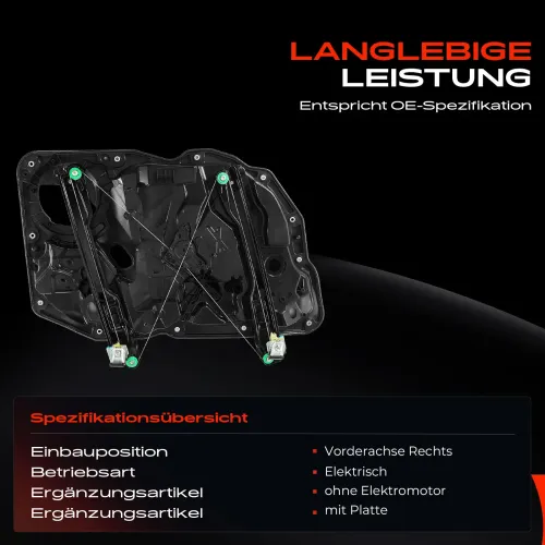 Fensterheber vorne rechts Frankberg 5481FB0043892 Bild Fensterheber vorne rechts Frankberg 5481FB0043892