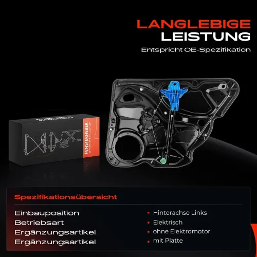 Fensterheber hinten links Frankberg 5481FB0043893 Bild Fensterheber hinten links Frankberg 5481FB0043893