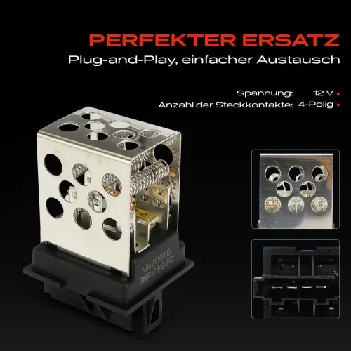 Regler, Innenraumgebläse 12 V Frankberg 5481FB0043941 Bild Regler, Innenraumgebläse 12 V Frankberg 5481FB0043941