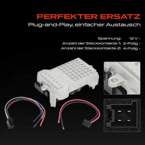 Regler, Innenraumgebläse 12 V Frankberg 5481FB0043954 Bild Regler, Innenraumgebläse 12 V Frankberg 5481FB0043954