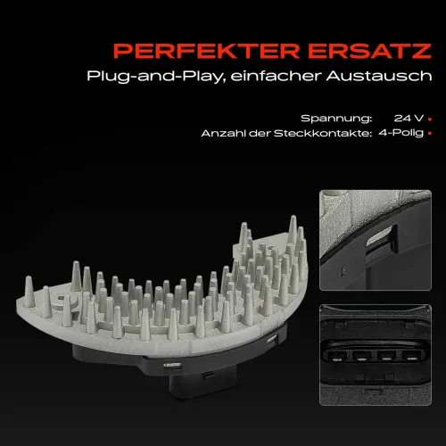 Regler, Innenraumgebläse 24 V Frankberg 5481FB0043955 Bild Regler, Innenraumgebläse 24 V Frankberg 5481FB0043955