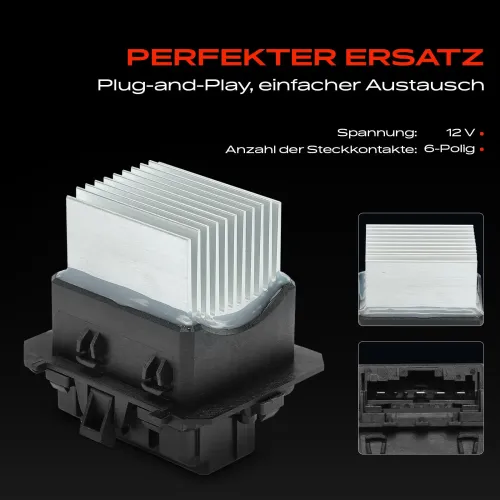 Regler, Innenraumgebläse 12 V Frankberg 5481FB0043956 Bild Regler, Innenraumgebläse 12 V Frankberg 5481FB0043956