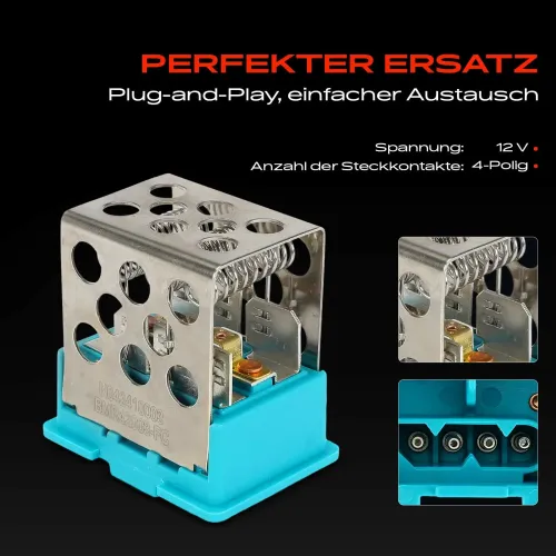 Regler, Innenraumgebläse 12 V Frankberg 5481FB0043971 Bild Regler, Innenraumgebläse 12 V Frankberg 5481FB0043971