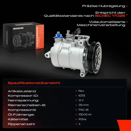 Kompressor, Klimaanlage Frankberg 5481FB0044023 Bild Kompressor, Klimaanlage Frankberg 5481FB0044023