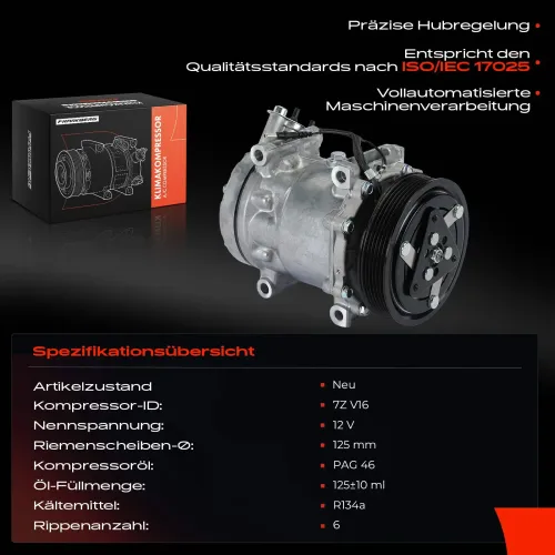 Kompressor, Klimaanlage Frankberg 5481FB0044033 Bild Kompressor, Klimaanlage Frankberg 5481FB0044033