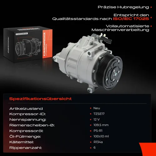 Kompressor, Klimaanlage Frankberg 5481FB0044036 Bild Kompressor, Klimaanlage Frankberg 5481FB0044036