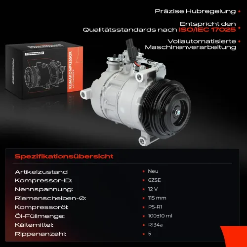 Kompressor, Klimaanlage Frankberg 5481FB0044037 Bild Kompressor, Klimaanlage Frankberg 5481FB0044037