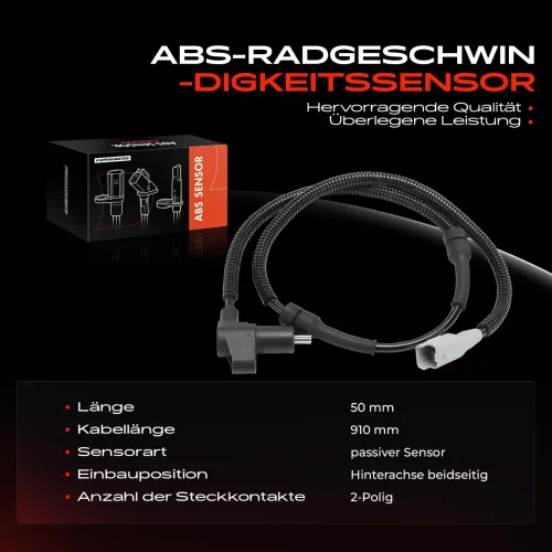Sensor, Raddrehzahl Hinterachse beidseitig Frankberg 5481FB0044113 Bild Sensor, Raddrehzahl Hinterachse beidseitig Frankberg 5481FB0044113