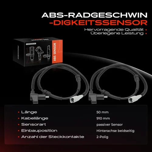 Sensor, Raddrehzahl Hinterachse beidseitig Frankberg 5481FB0044114 Bild Sensor, Raddrehzahl Hinterachse beidseitig Frankberg 5481FB0044114