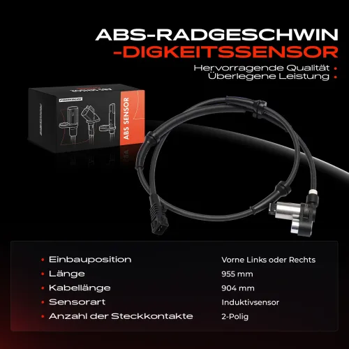 Sensor, Raddrehzahl vorne Frankberg 5481FB0044115 Bild Sensor, Raddrehzahl vorne Frankberg 5481FB0044115