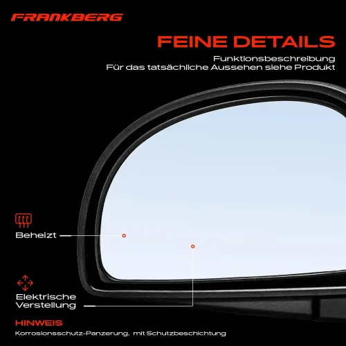 Außenspiegel Außenspiegel links Frankberg 5481FB0044146 Bild Außenspiegel Außenspiegel links Frankberg 5481FB0044146