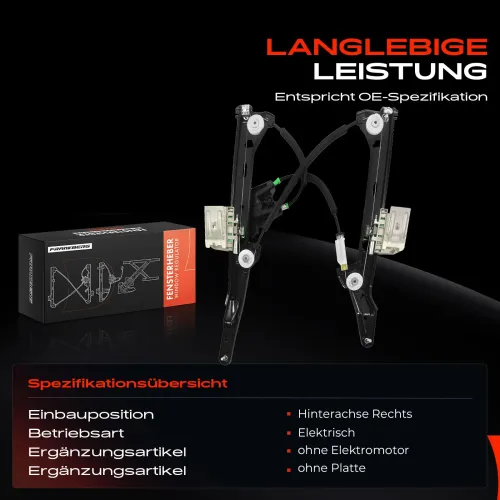 Fensterheber hinten rechts Frankberg 5481FB0044195 Bild Fensterheber hinten rechts Frankberg 5481FB0044195