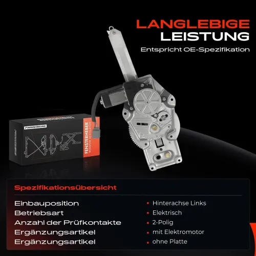 Fensterheber hinten links Frankberg 5481FB0044218 Bild Fensterheber hinten links Frankberg 5481FB0044218