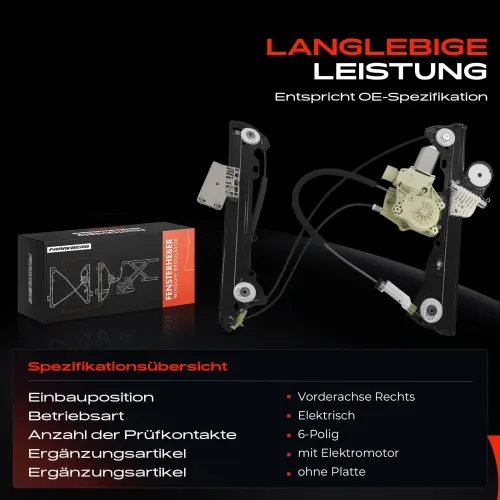 Fensterheber vorne rechts Frankberg 5481FB0044255 Bild Fensterheber vorne rechts Frankberg 5481FB0044255