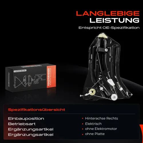 Fensterheber hinten rechts Frankberg 5481FB0044263 Bild Fensterheber hinten rechts Frankberg 5481FB0044263