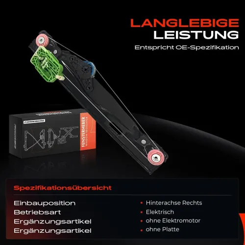 Fensterheber hinten rechts Frankberg 5481FB0044281 Bild Fensterheber hinten rechts Frankberg 5481FB0044281