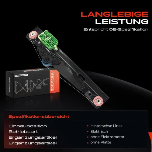 Fensterheber hinten links Frankberg 5481FB0044283 Bild Fensterheber hinten links Frankberg 5481FB0044283