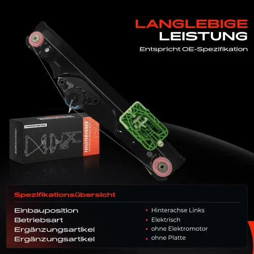 Fensterheber hinten links Frankberg 5481FB0044289 Bild Fensterheber hinten links Frankberg 5481FB0044289