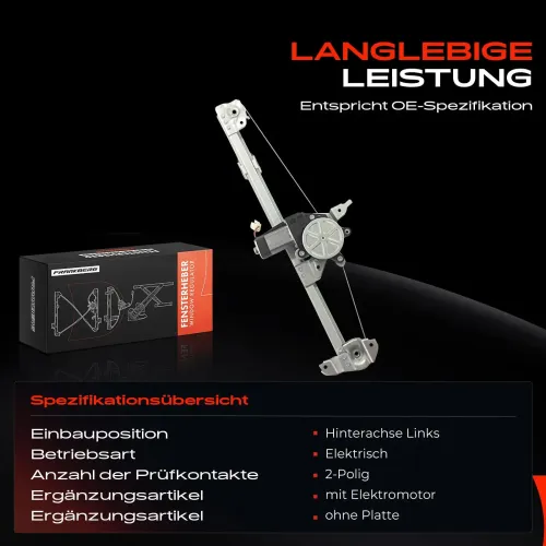 Fensterheber hinten links Frankberg 5481FB0044339 Bild Fensterheber hinten links Frankberg 5481FB0044339