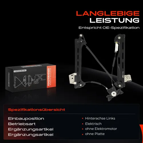 Fensterheber hinten links Frankberg 5481FB0044366 Bild Fensterheber hinten links Frankberg 5481FB0044366