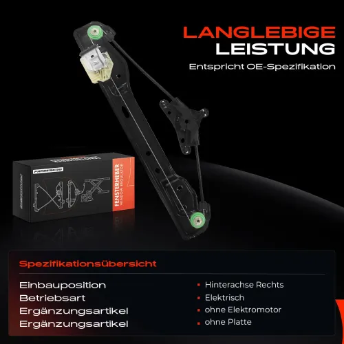 Fensterheber hinten rechts Frankberg 5481FB0044374 Bild Fensterheber hinten rechts Frankberg 5481FB0044374