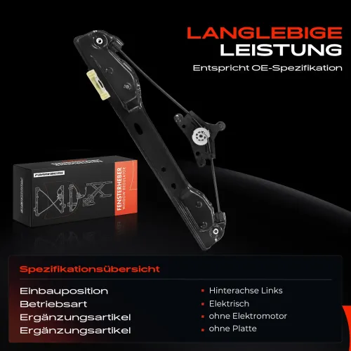 Fensterheber hinten links Frankberg 5481FB0044375 Bild Fensterheber hinten links Frankberg 5481FB0044375