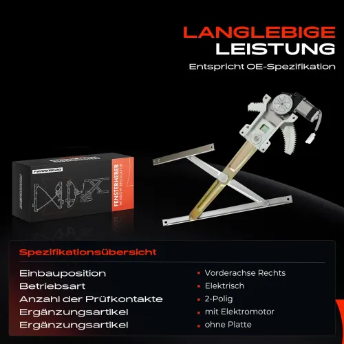 Fensterheber vorne rechts Frankberg 5481FB0044437 Bild Fensterheber vorne rechts Frankberg 5481FB0044437