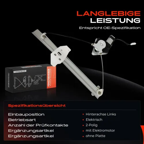 Fensterheber hinten links Frankberg 5481FB0044439 Bild Fensterheber hinten links Frankberg 5481FB0044439