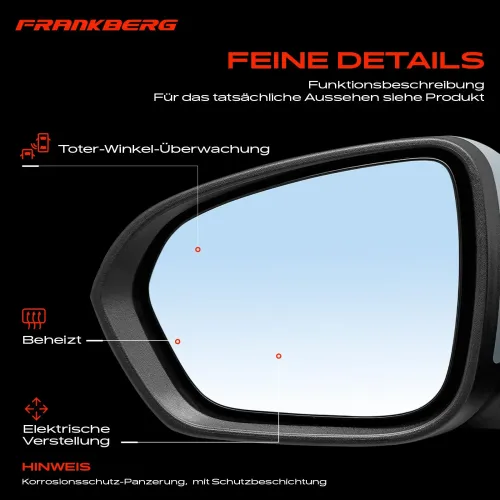 Außenspiegel Außenspiegel links Frankberg 5481FB0044443 Bild Außenspiegel Außenspiegel links Frankberg 5481FB0044443