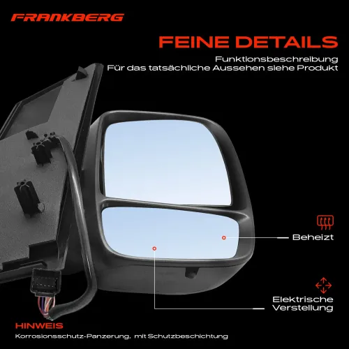 Außenspiegel Außenspiegel rechts Frankberg 5481FB0044456 Bild Außenspiegel Außenspiegel rechts Frankberg 5481FB0044456