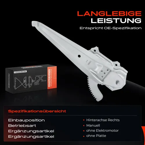 Fensterheber hinten rechts Frankberg 5481FB0044467 Bild Fensterheber hinten rechts Frankberg 5481FB0044467