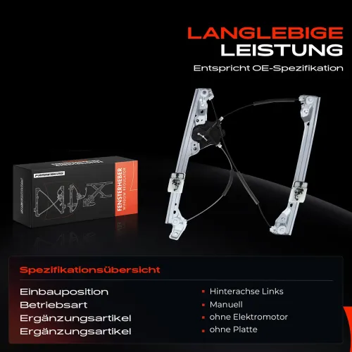 Fensterheber hinten links Frankberg 5481FB0044468 Bild Fensterheber hinten links Frankberg 5481FB0044468