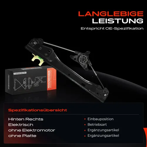 Fensterheber hinten rechts Frankberg 5481FB0044475 Bild Fensterheber hinten rechts Frankberg 5481FB0044475