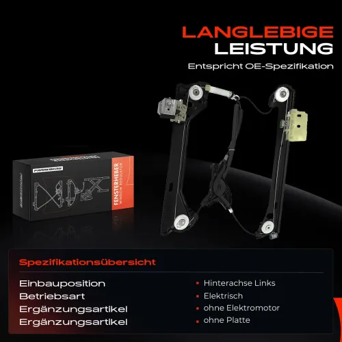 Fensterheber hinten links Frankberg 5481FB0044476 Bild Fensterheber hinten links Frankberg 5481FB0044476