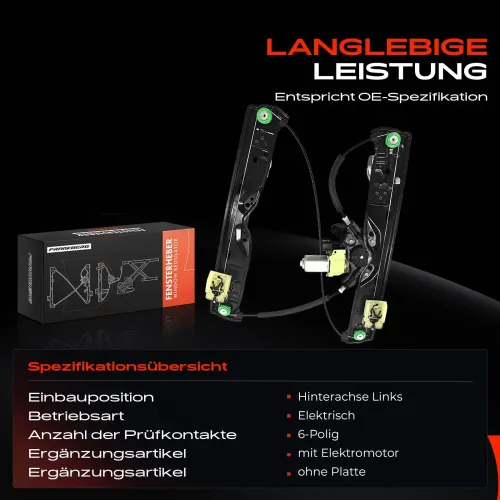 Fensterheber hinten links Frankberg 5481FB0044507 Bild Fensterheber hinten links Frankberg 5481FB0044507