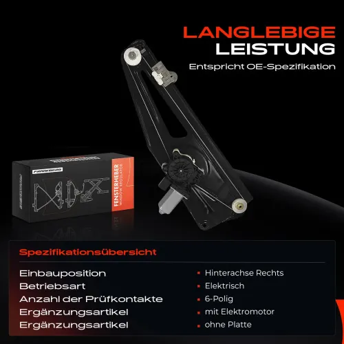 Fensterheber hinten rechts Frankberg 5481FB0044513 Bild Fensterheber hinten rechts Frankberg 5481FB0044513